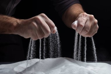 kum eller yoluyla bir sembolü olarak çalışan süre koşma..