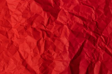 kırmızı buruşmuş kağıt dokusu arkaplanı