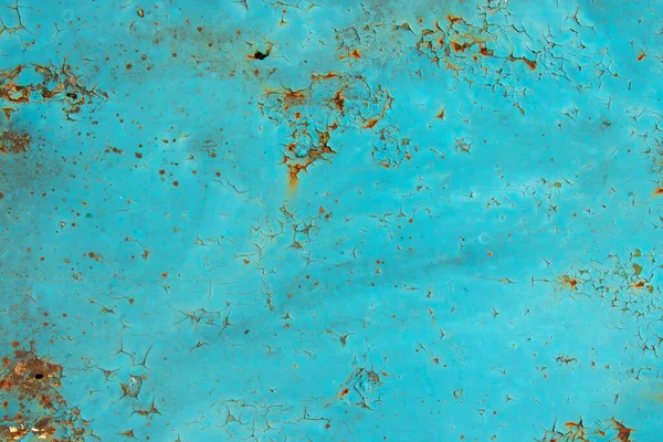 Mavi Paslı Metal Desen Arkaplanı Kapat — Stok fotoğraf