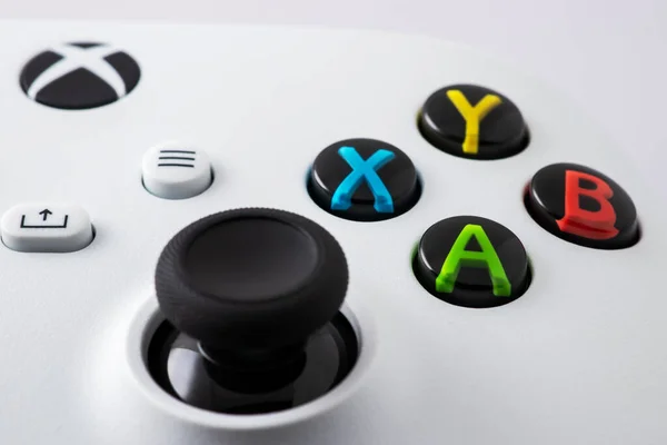 Xbox Series Game Controller Close Août 2023 Dnipro Ukraine — Photo