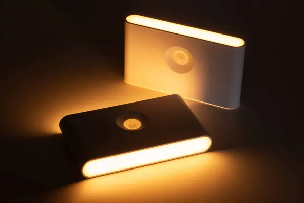 LED White Night Light Sensor. Smart Wall Lamp For Bathroom Bedroom Home Kitchen Corridor Energy Saving