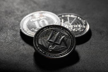 Ukrayna 10 hryvnias sikkesi. Yeni Ukrayna 10 Hryvnia madeni parası Ukrayna Silahlı Kuvvetleri Özel Harekat Kuvvetleri. Para ve mali durum. Ukrayna paraları
