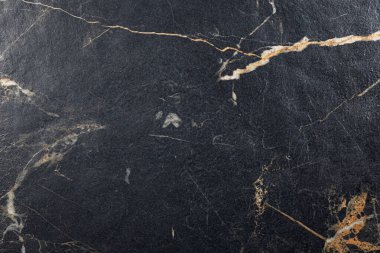 Siyah mermer arka plan. siyah Portoro mermer duvar kağıdı ve tezgah üstü. Siyah mermer zemin ve duvar fayansları. siyah travertino mermer dokusu. Doğal granit taş.