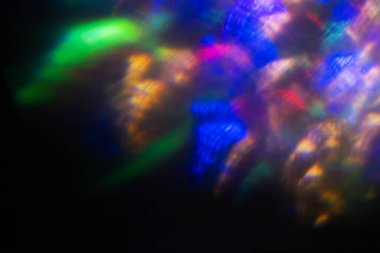 Fotoğraf ve maketler için ışık efektlerini üst üste koy. Renkli Film Yanık Işık Fotoğrafı Kaplaması, Ekran Kipi Kullanımı, Soyut Arkaplan, Gökkuşağı Lens Sızıntısı Özellik Renkleri, Trend Tasarımı, Yaratıcı Odaklanma Efekti