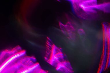 Üst üste koymak için soyut çok renkli neon sızıntısı. Işık sızıntısı koleksiyonu.