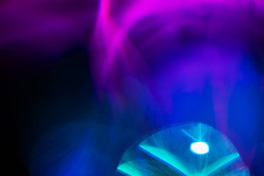 Üst üste koymak için soyut çok renkli neon sızıntısı. Işık sızıntısı koleksiyonu.