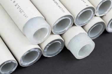 stripped polypropylene pipes for soldering, soldering pipes for water.