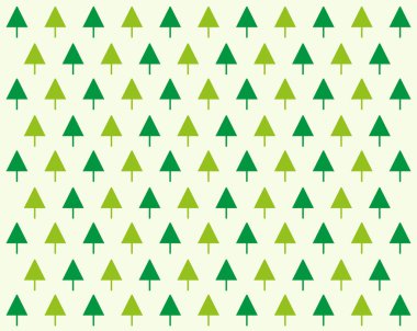 Kusursuz üçgen ağaç geometrik deseni. Stok vektör illüstrasyonu beyaz arkaplanda izole edildi