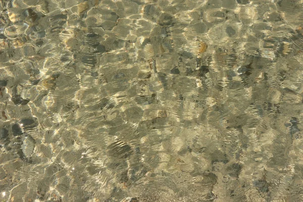 Water Surface Slight Ripples Make Look Art Canvas — Stock Photo, Image