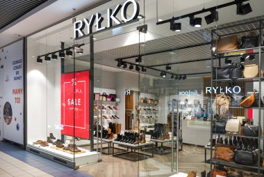 Warsaw, Poland - january, 2023: shop Rylko in shopping center