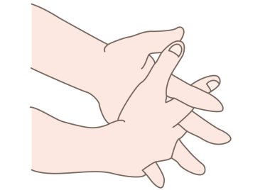 Temizliği korumak için ellerini yıka.