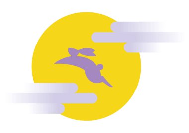 On beşinci gece dolunay ve tavşan.