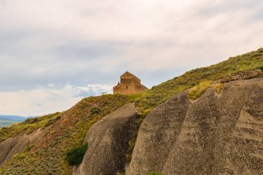 Uplistsikhe mağara kasabası, Antik mağara şehri, Gori, Georgia.