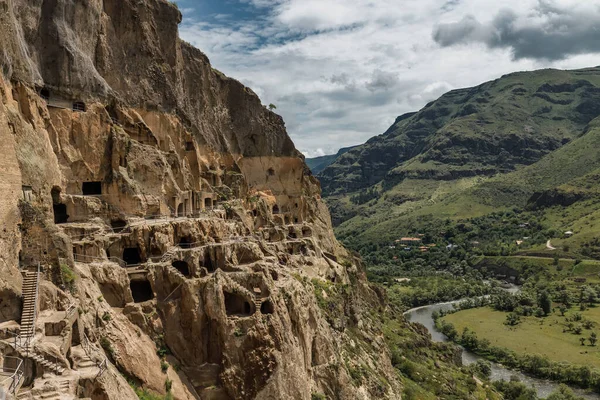 stock image Vardziais a cave monastery site in southern Georgia