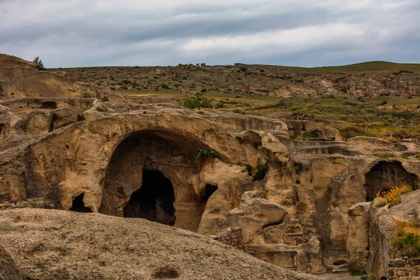 Uplistsikhe mağara kasabası, Antik mağara şehri, Gori, Georgia.