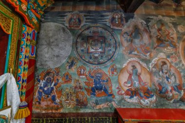 Thiksey Manastırı, Thiksey Gompa, Leh Ladakh, Jammu, Kaşmir, Hindistan, 19 Mayıs 2022