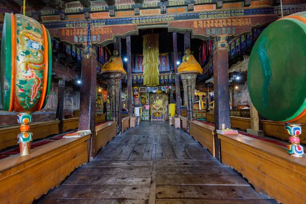 Thiksey Manastırı, Thiksey Gompa, Leh Ladakh, Jammu, Kaşmir, Hindistan, 19 Mayıs 2022