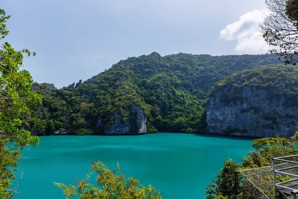 Magnifique Lagon Paradis Tropical Parc Marin National Angthong Koh Samui — Photo