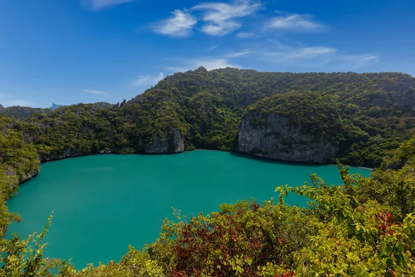 stock image beautiful lagoon,tropical paradise,Angthong national marine park, koh Samui, Suratthani, Thailand.