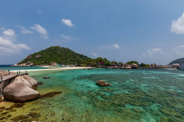 Tropik Cennet Adası Nang Yuan Adası Veya Koh Nang Yuan — Stok fotoğraf
