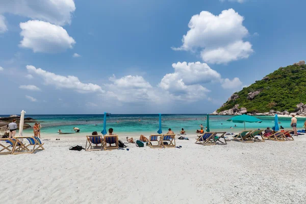 stock image Tropical paradise island,Nang Yuan island or Koh Nang Yuan Island of Koh Tao island ,Surat Thani,Thailand.