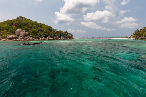 Tropik Cennet Adası Nang Yuan Adası Veya Koh Nang Yuan — Stok fotoğraf