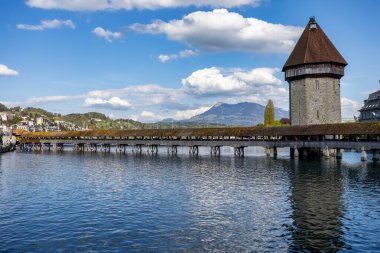 Chapel Köprüsü, lucerne, İsviçre kapellbruck
