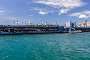 Galata Köprüsü, İstanbul, İstanbul, Türkiye 'den görüldü