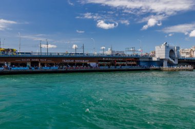Galata Köprüsü, İstanbul, İstanbul, Türkiye 'den görüldü