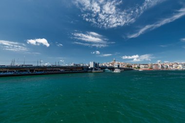 İstanbul, İstanbul ve Türkiye 'deki Boğaz' dan Galata Kulesi