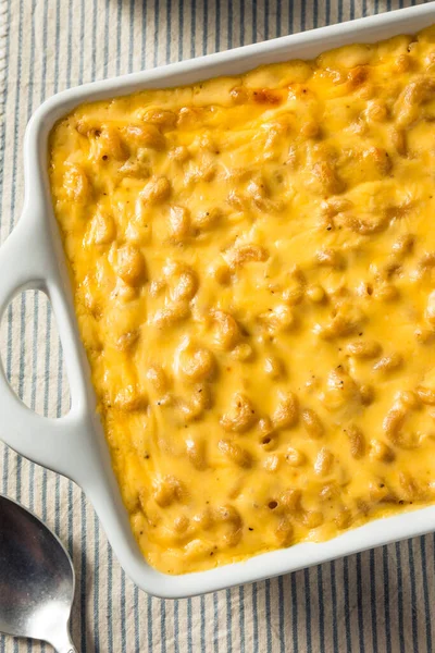 stock image Homemade Baked Macaroni and Cheese Ready to Eat