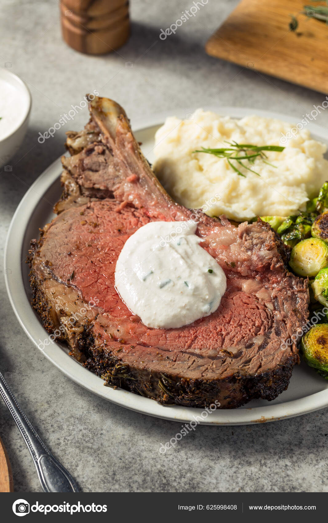 Creamy Horseradish Sauce Standing Rib Roast Au Jus Sauce Ribeye