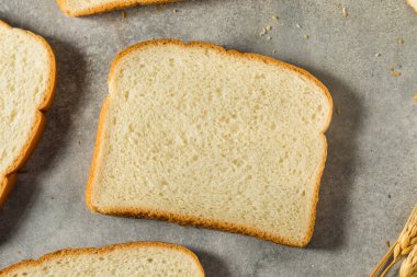 Organic Whole Wheat White Bread Cut into Slices