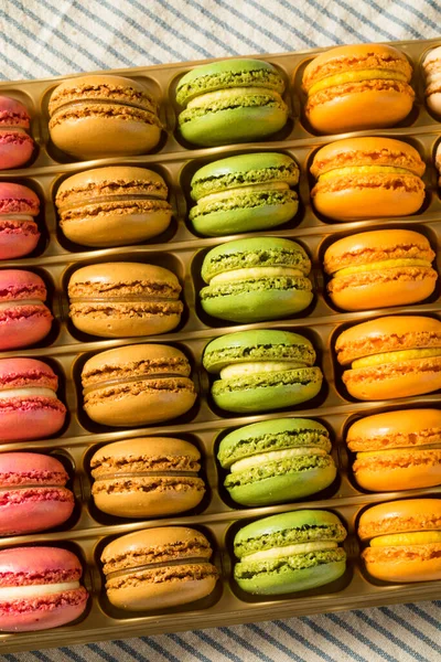 Homemade Sweet French Macarons Ready Eat Dessert — Stock Photo, Image