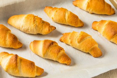 Homemade Croissant Crescent Rolls to Eat for Dinner