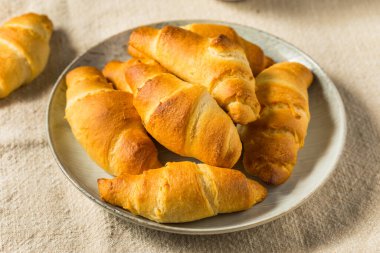 Homemade Croissant Crescent Rolls to Eat for Dinner