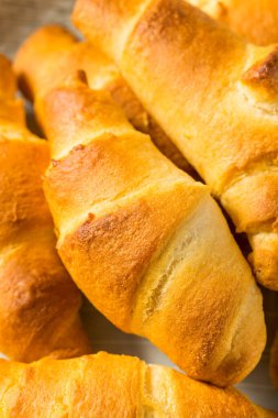 Homemade Croissant Crescent Rolls to Eat for Dinner