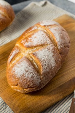 Homemade French White Bread Loaf Ready to Eat