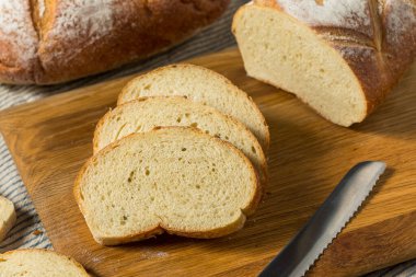 Homemade French White Bread Loaf Ready to Eat