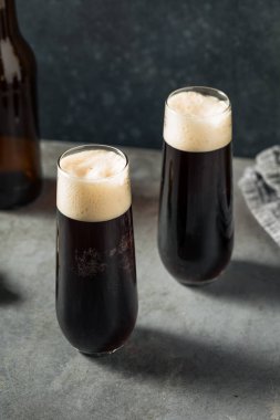 Boozy Irish Stout Black Velvet Beer Cocktail with Champagne