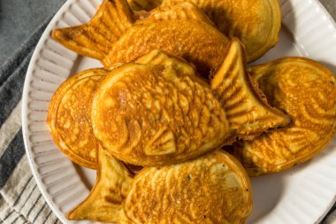 Homemade Japanese Taiyaki Fish Pastry with Bean Curd