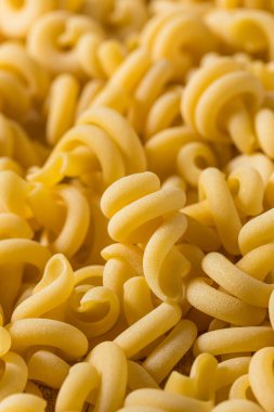 Homemade Dry Trottole Pasta in a Bowl