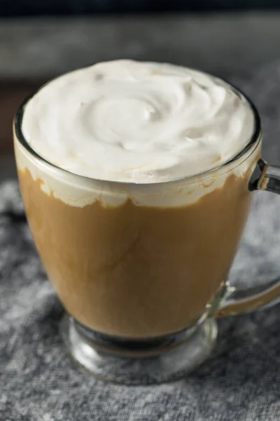 Boozy Refreshing Irish Coffee Cocktail Whipped Cream — Fotografia de Stock