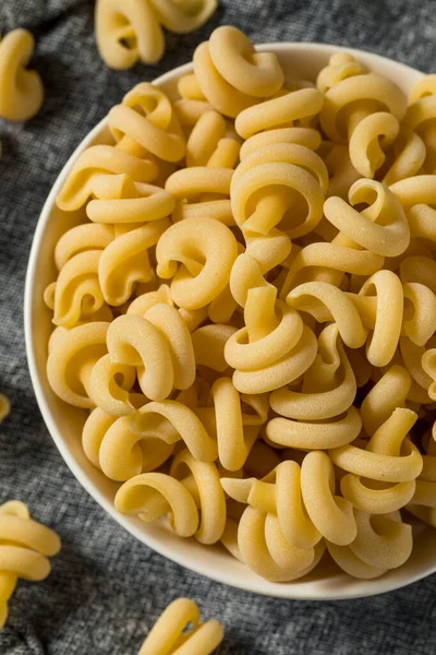 Homemade Dry Trottole Pasta Bowl — Stock Photo, Image