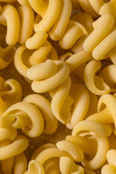 Homemade Dry Trottole Pasta Bowl — Stock Photo, Image