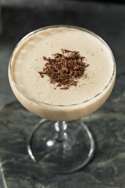 Boozy Frozen Mudslide Cocktail Mit Kaffee Und Wodka — Stockfoto