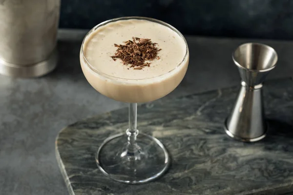 Boozy Frozen Mudslide Cocktail Mit Kaffee Und Wodka — Stockfoto