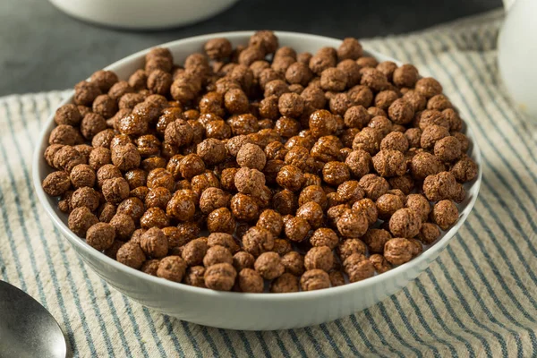 Cereales Dulces Saludables Chocolate Con Leche —  Fotos de Stock
