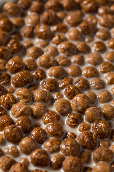 Cereales Dulces Saludables Chocolate Con Leche —  Fotos de Stock