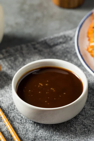 Zelfgemaakte Japanse Bruine Tonkatsu Saus Voor Kip Katsu — Stockfoto